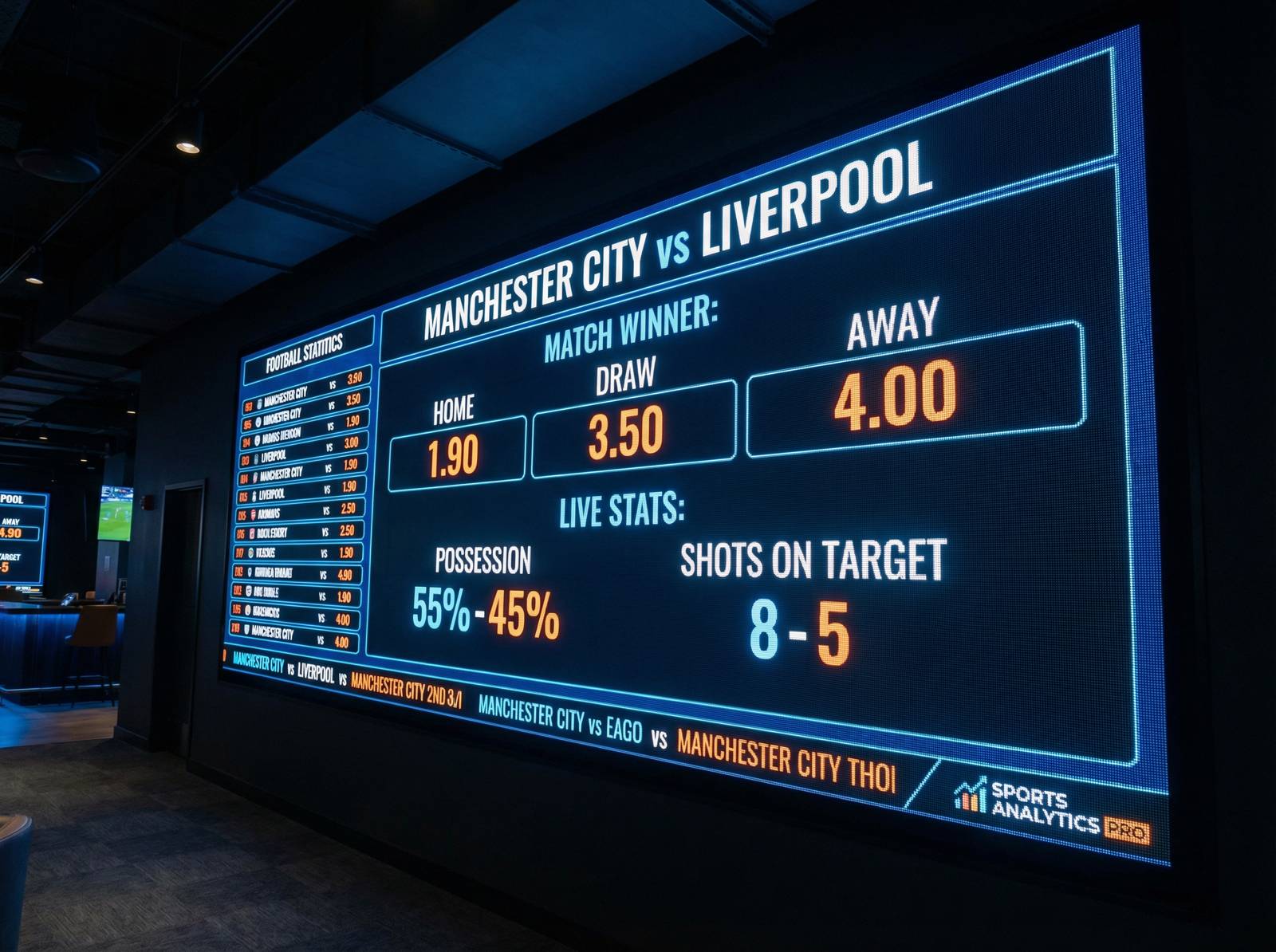 竞彩足球 赔率分析面板 - 多家平台赔率对比