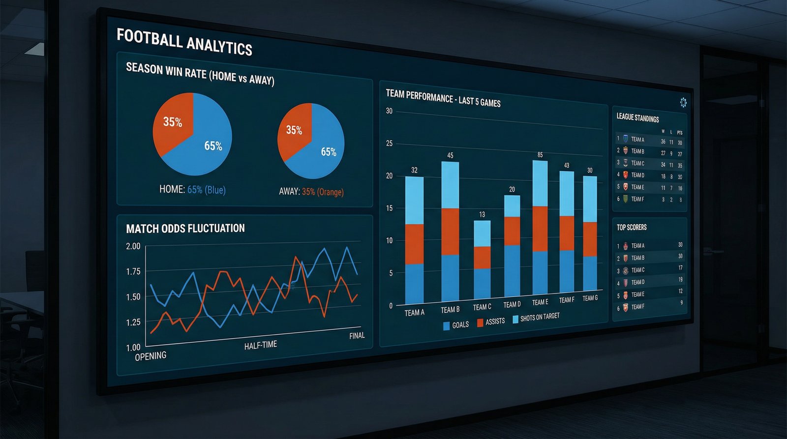 足球竞彩 数据分析仪表盘 - 赔率波动与胜率统计
